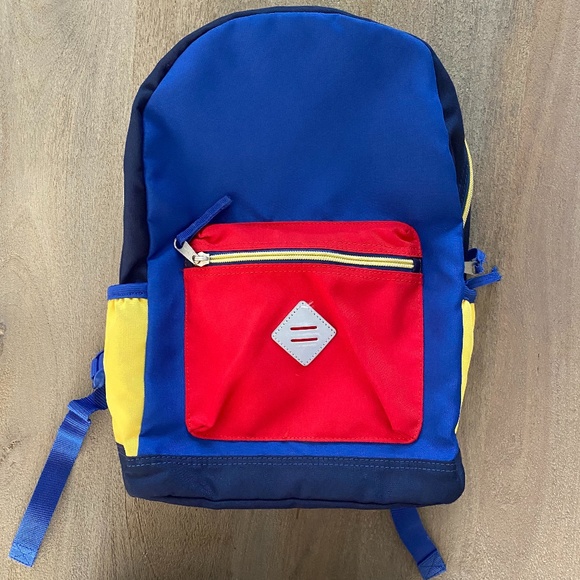 primary color backpack
